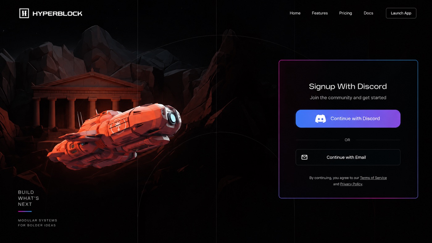 Hyperblock project screenshot